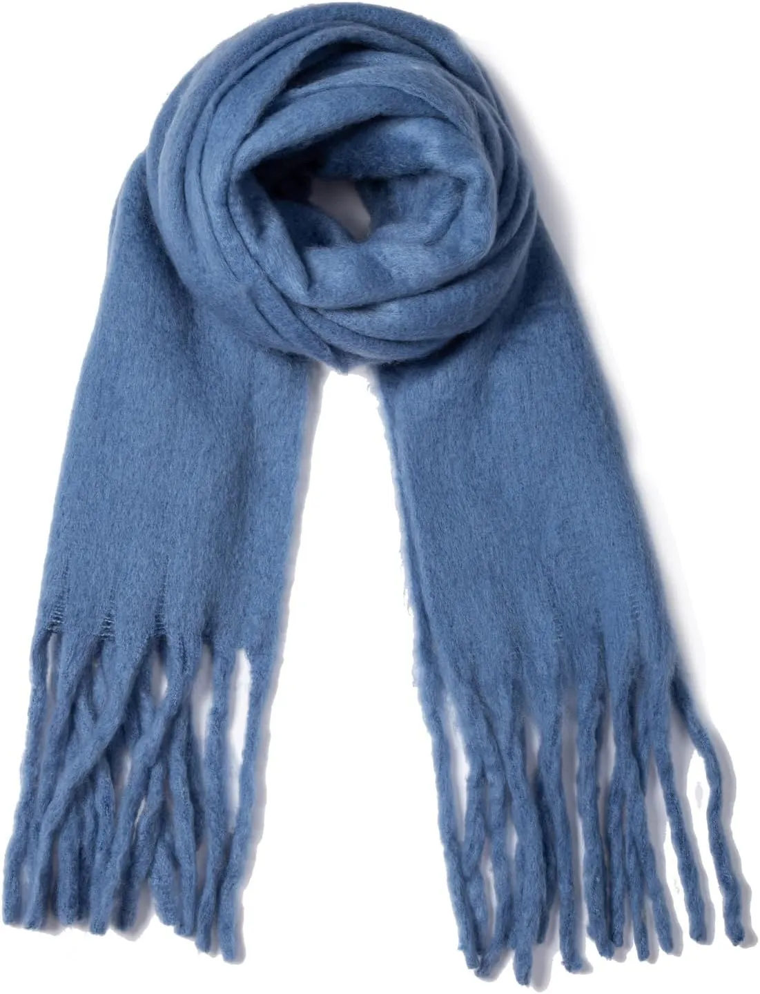 Winter Women Chunky Scarf Warm Blanket Big Thick Large Oversized Wrap Colorful Long Solid Scarves