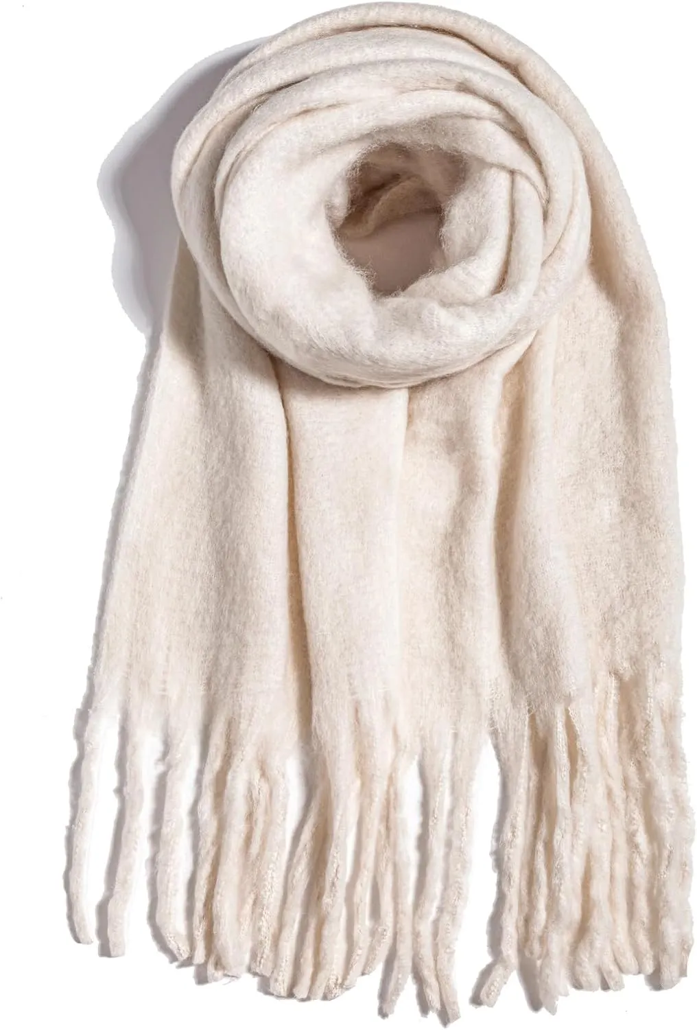 Winter Women Chunky Scarf Warm Blanket Big Thick Large Oversized Wrap Colorful Long Solid Scarves